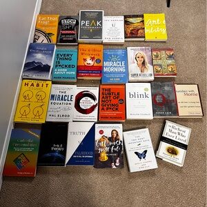 Bundle of books on Mindset / Personal Growth / Habits